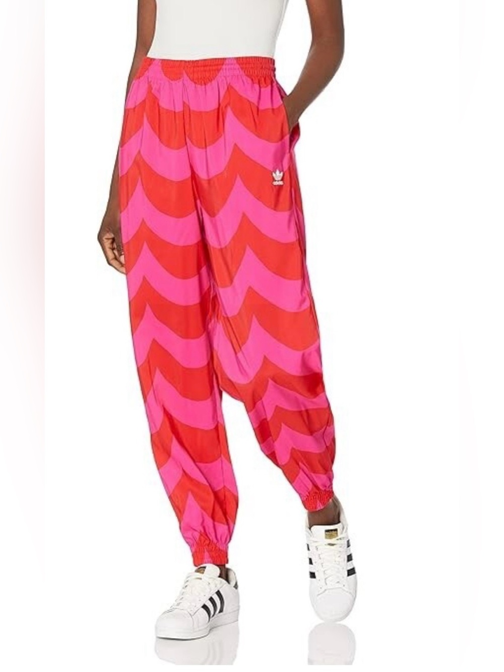 Adidas primegreen marimekko women’s size S cuffed track pant, BNWT